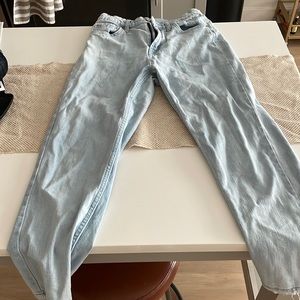 Target light distress jeans